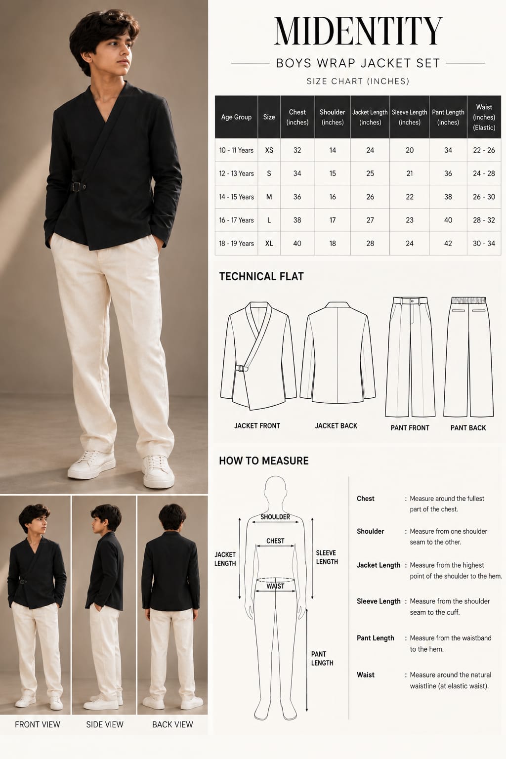 Sand Wrap Jacket Set
