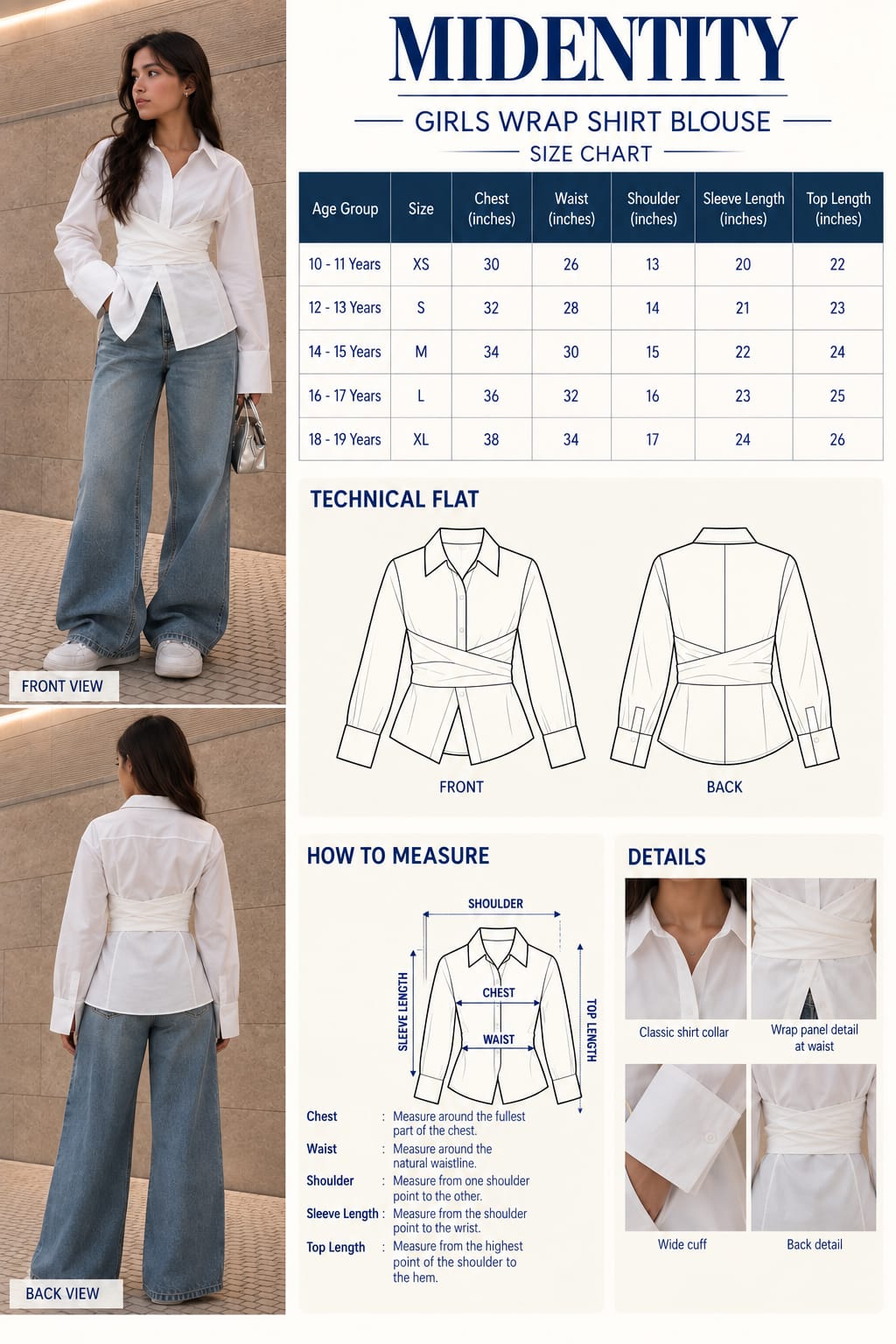 Wrap Waist Shirt