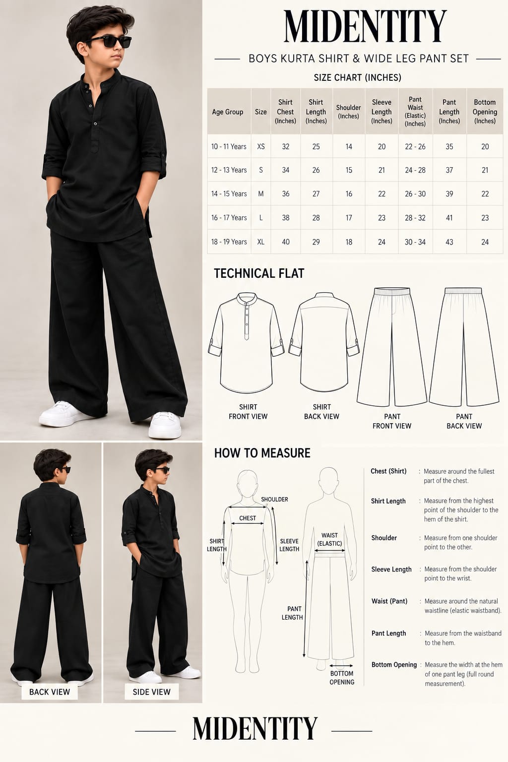 Modern Kurta Flow Set
