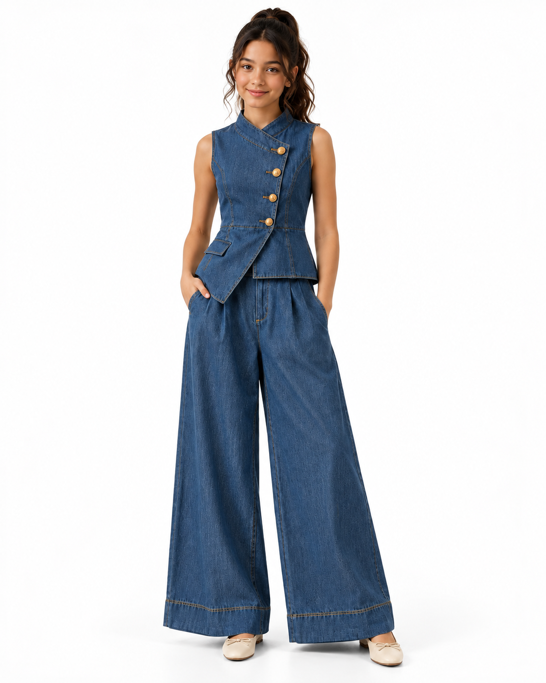 Denim Edge Co-ord