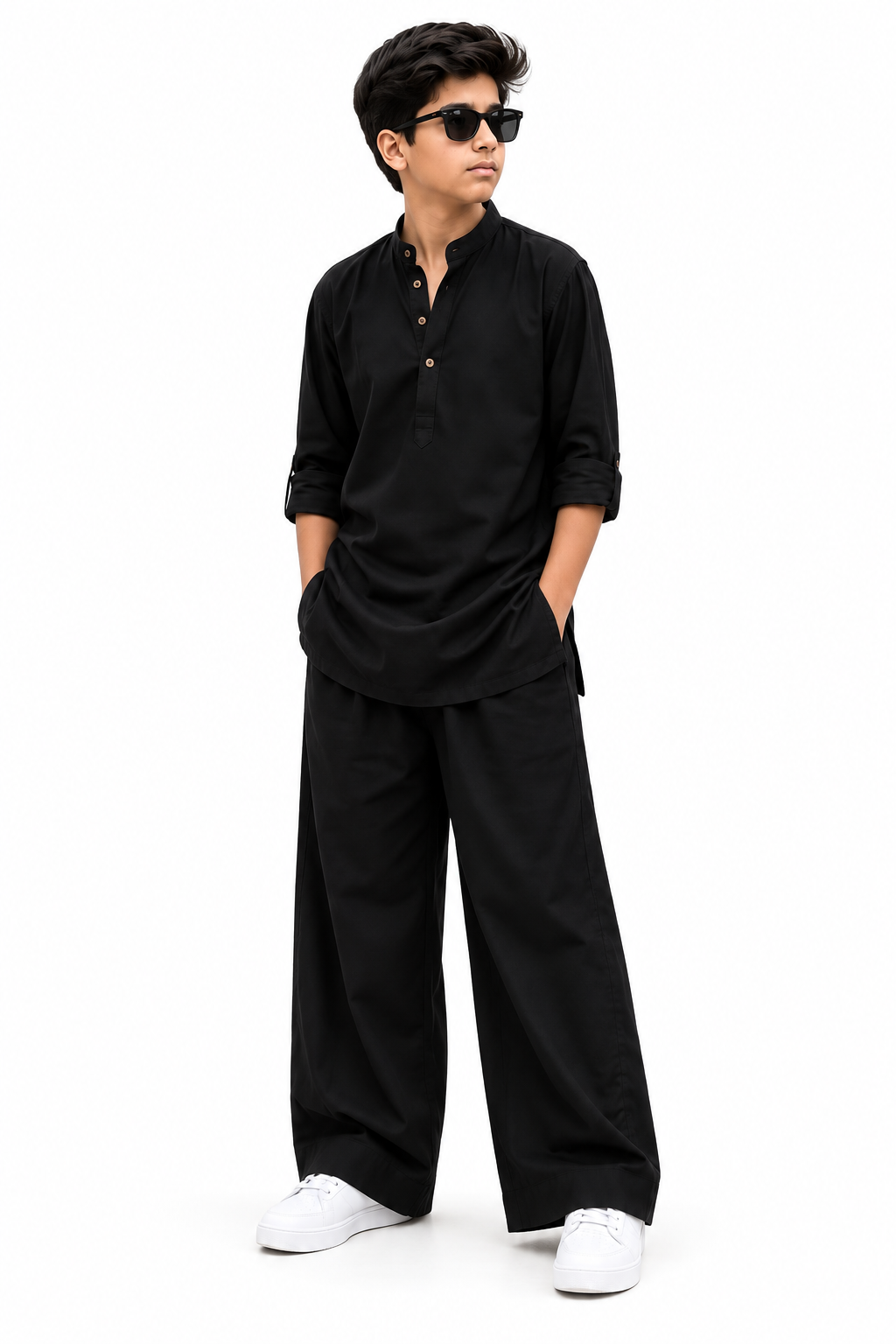 Modern Kurta Flow Set