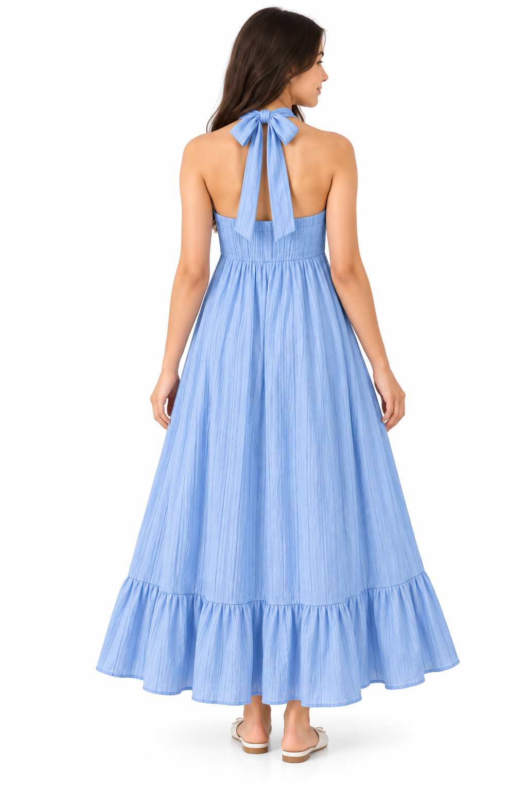 Sky Cascade Dress