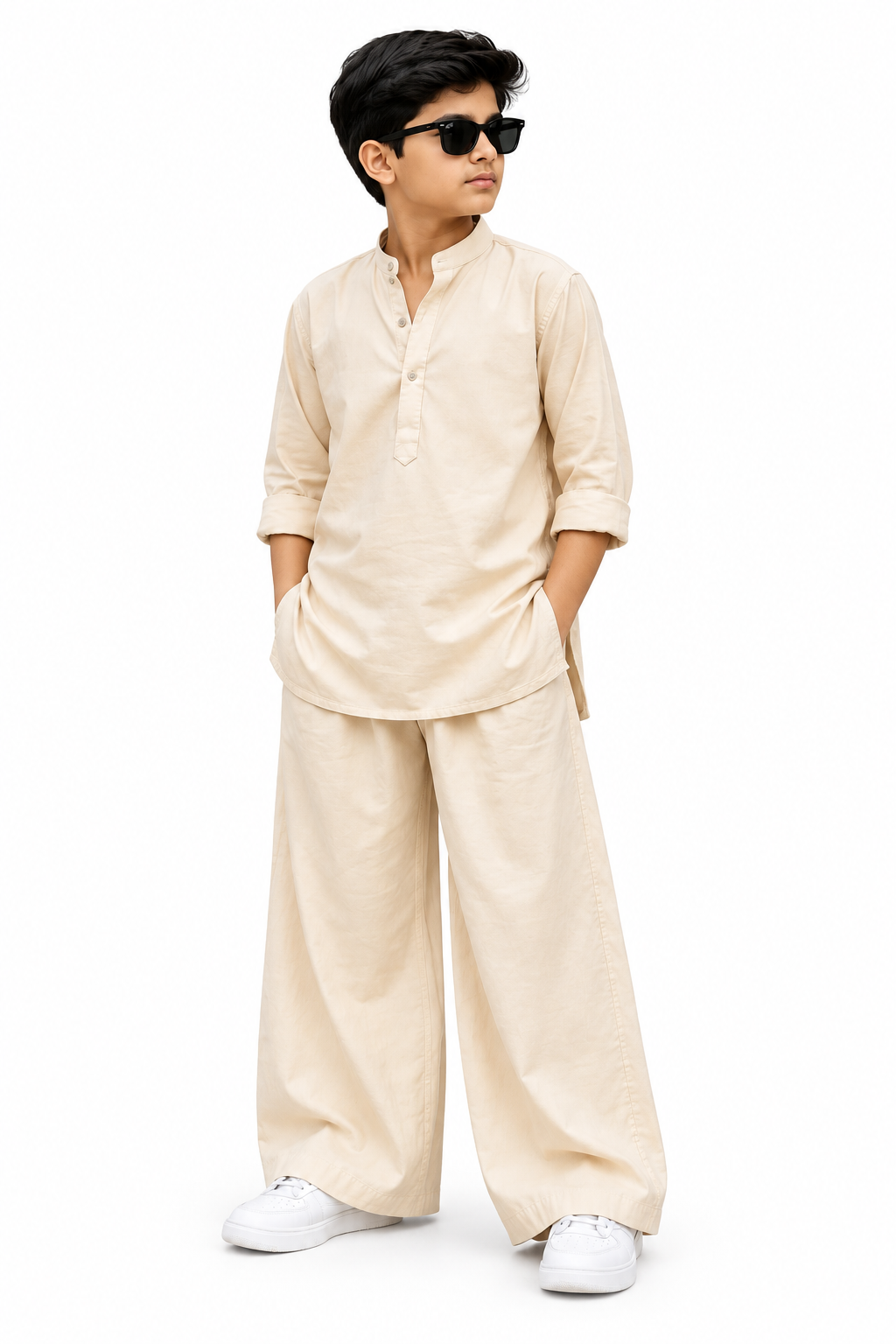 Modern Kurta Flow Set