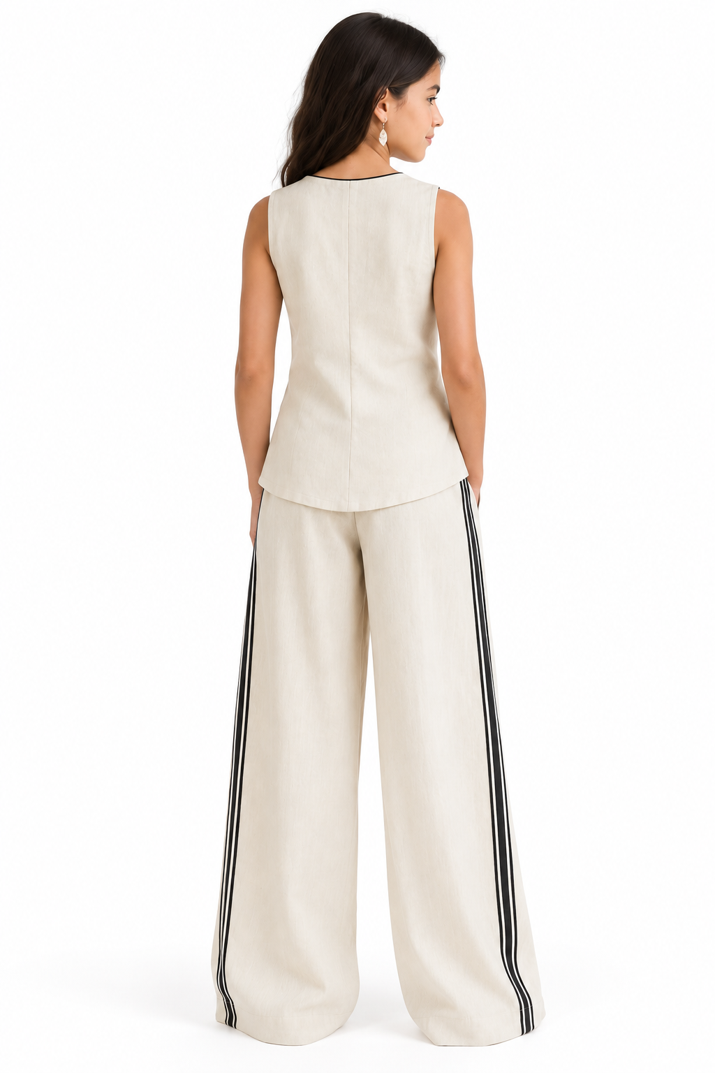 Asymmetric Linen Co-ord Set