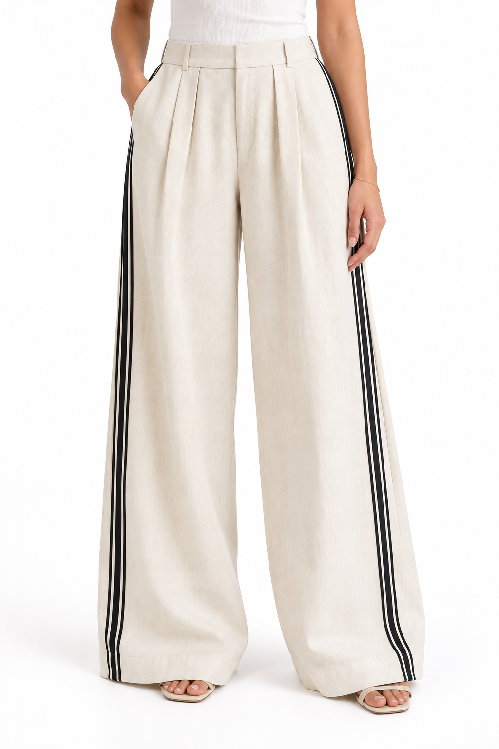 Asymmetric Linen Co-ord Set